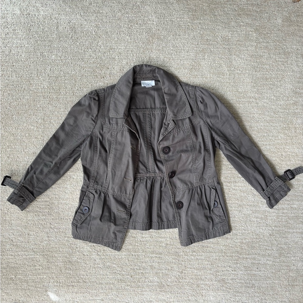 LOFT Women's Utility Jacket in Gray